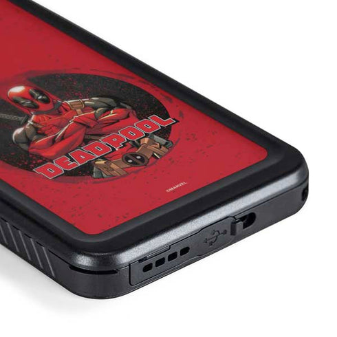Marvel Deadpool Wade Wilson Galaxy S24 Waterproof Case